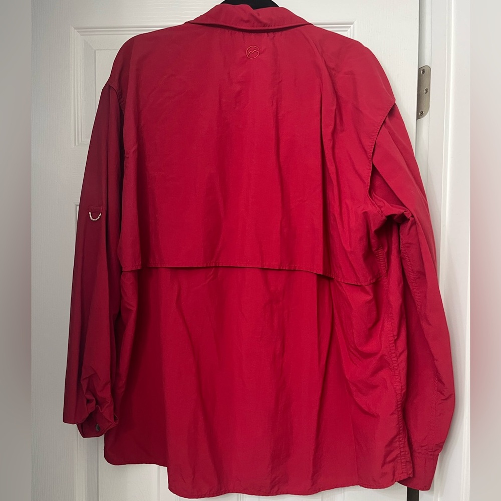Magellan Outdoors Red Men's Shirt - Picture 5 of 5